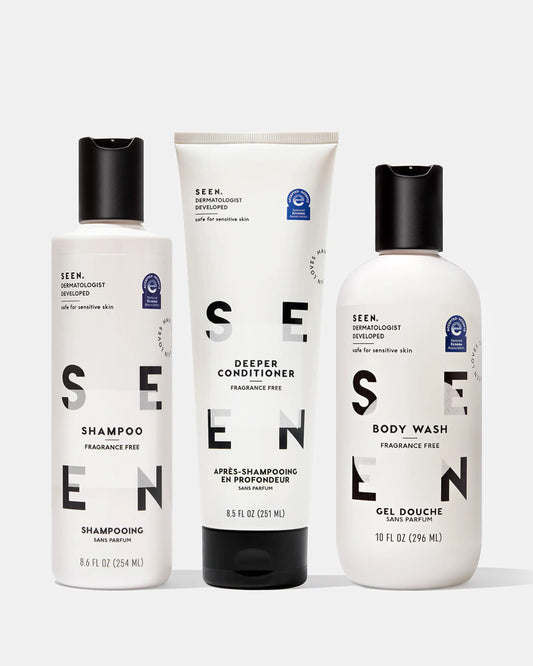 SEEN Eczema-Safe Advanced Hydration Bundle, Fragrance Free