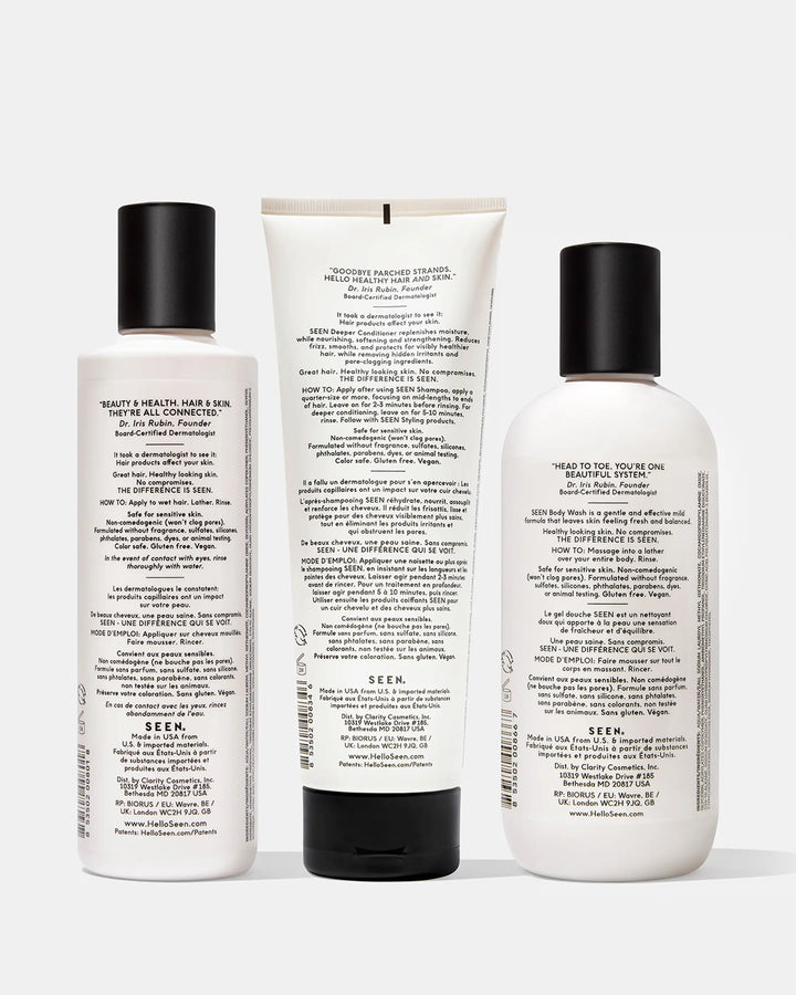 SEEN Eczema-Safe Advanced Hydration Bundle, Fragrance Free