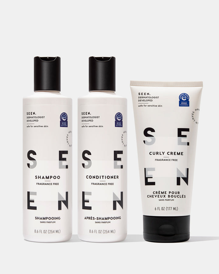 SEEN Power Bundle, Curly, Fragrance Free