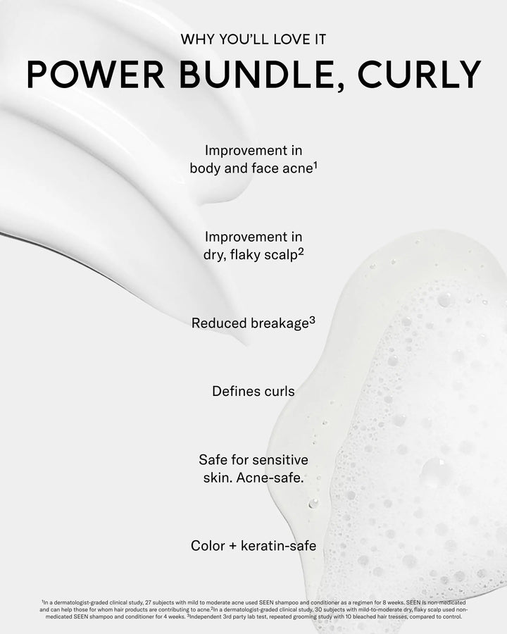 SEEN Power Bundle, Curly, Fragrance Free