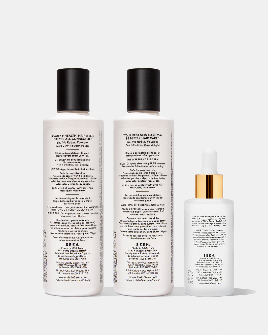 SEEN Restore Bundle, Fragrance Free